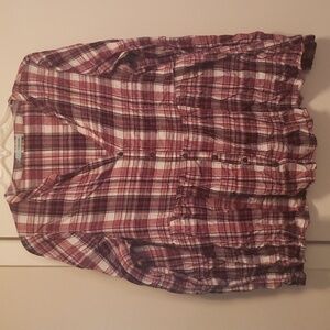 Maurice's Plaid Button Down size M